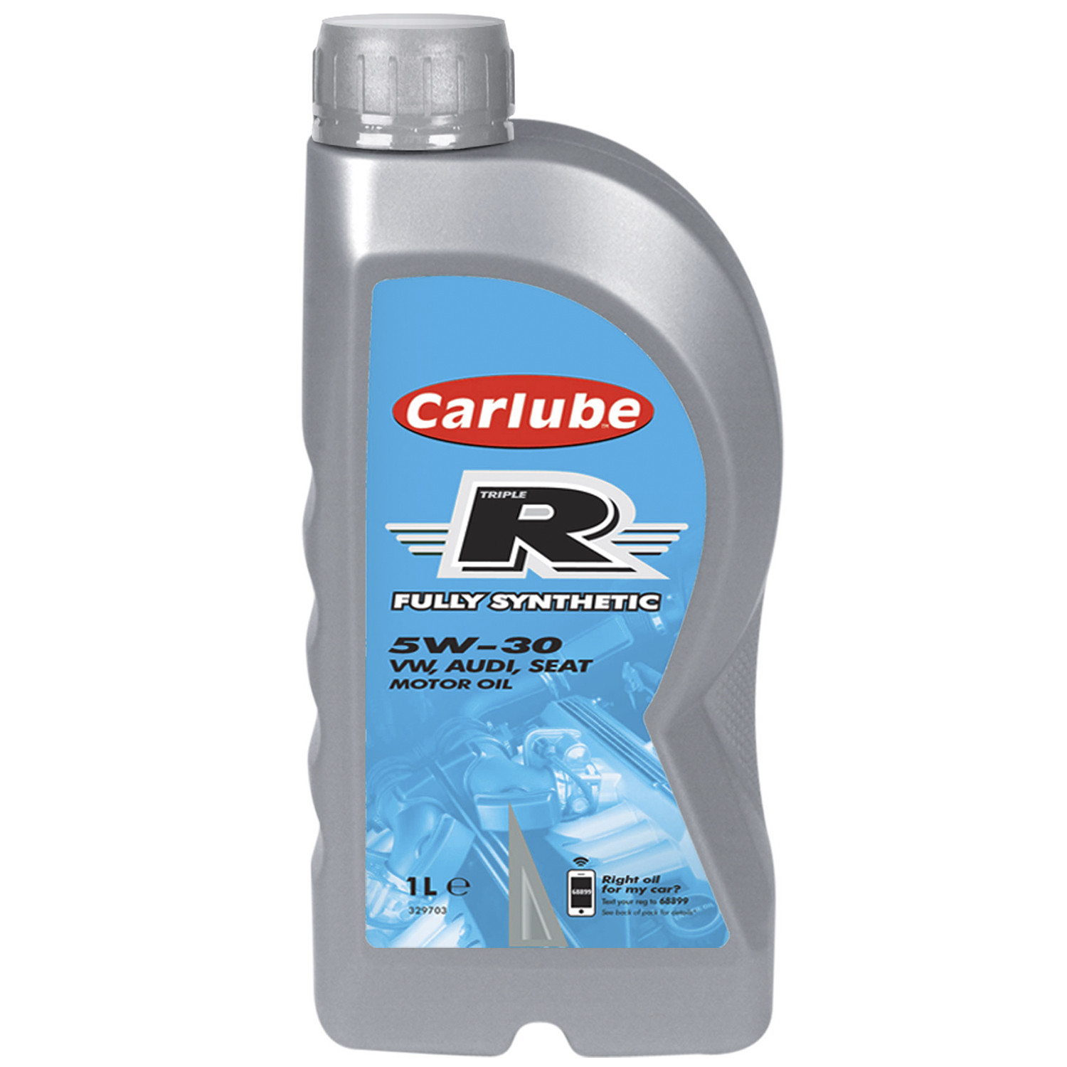 Carlube Triple R Fully Synthetic 5W30 VW and Audi Motor Engine Oil 1L Image