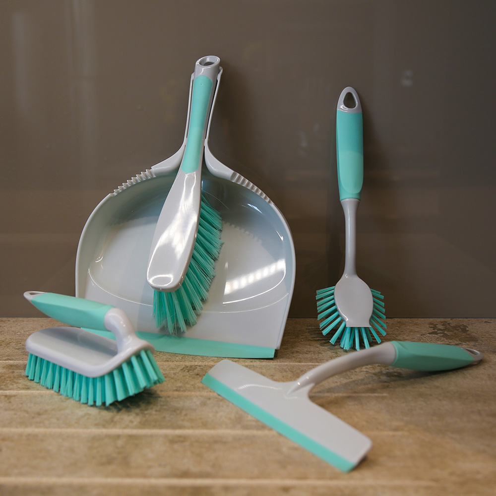 Charles Bentley Brights Mint Green Cleaning Set 5 Piece Image 6