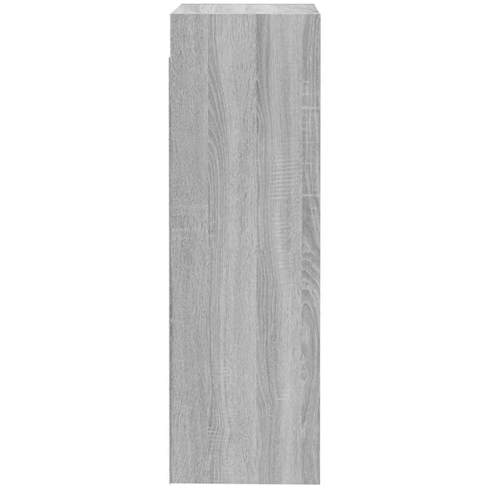 vidaXL Single Door Grey Sonoma Wall Mounted TV Cabinet 2 Pack Image 7