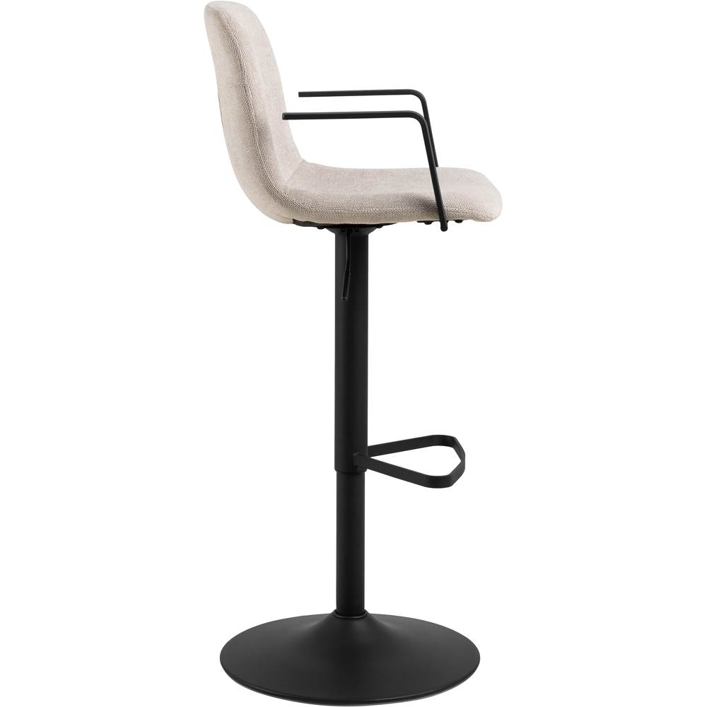 Florence Pablo Beige Swivel Bar Stool Set of 2 Image 4