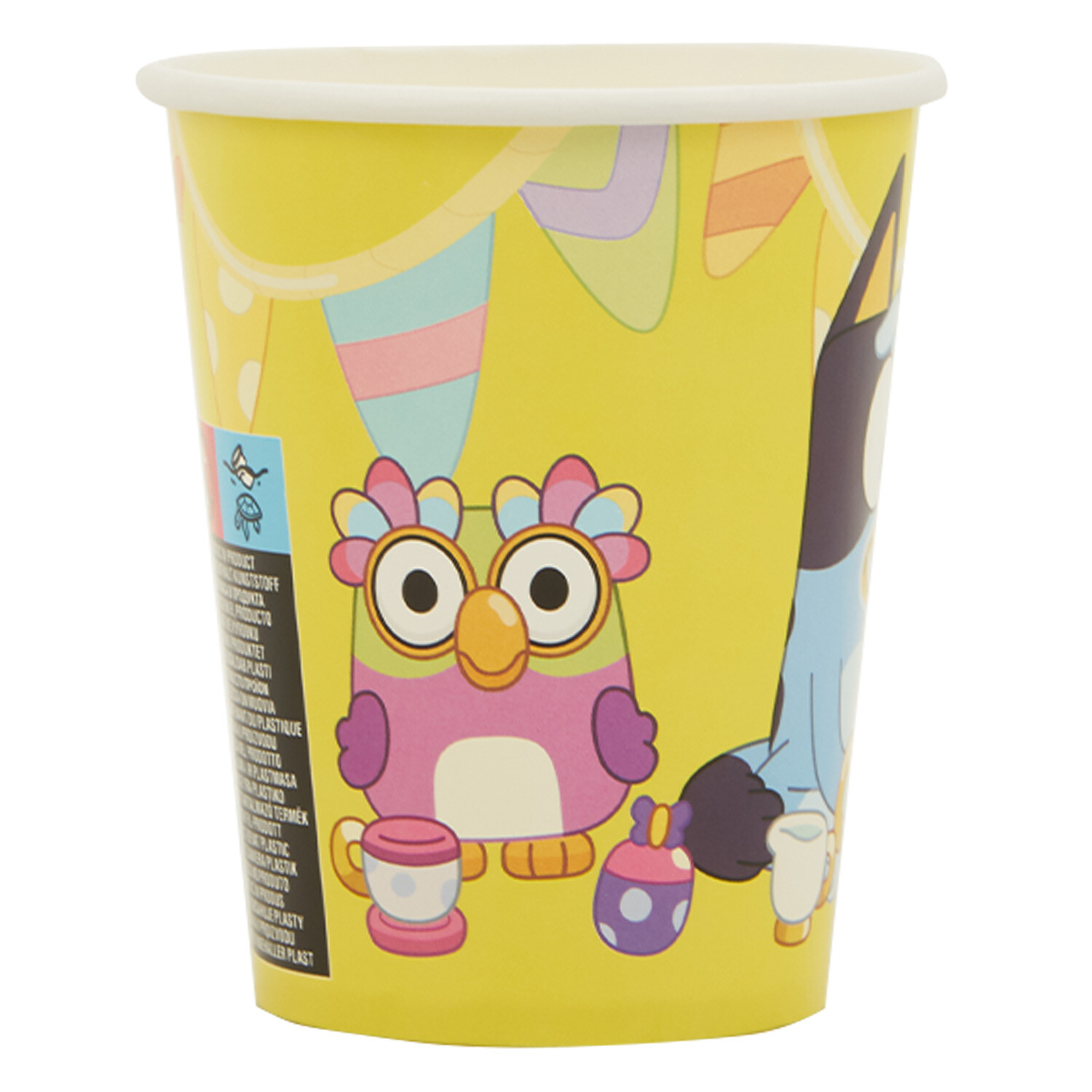 Pack of 6 Bluey Cups - Yellow Image 2
