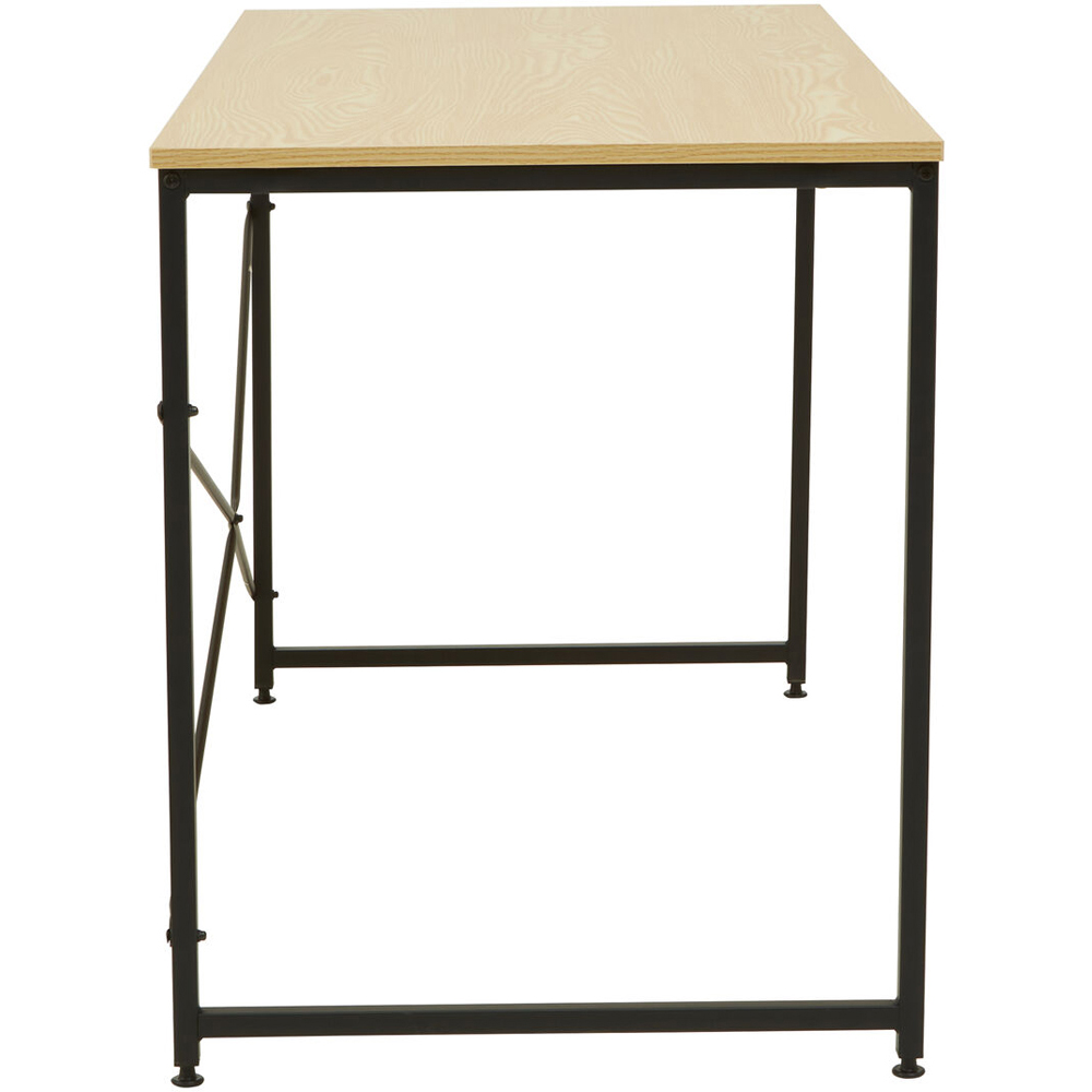Premier Housewares Laxton Light Yellow Office Desk Image 2