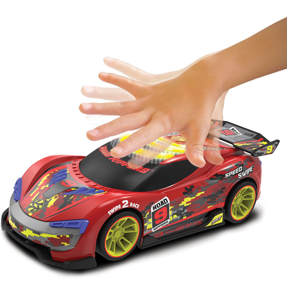 Nikko Road Rippers Speed Swipe Digital Red Race Car Image 2