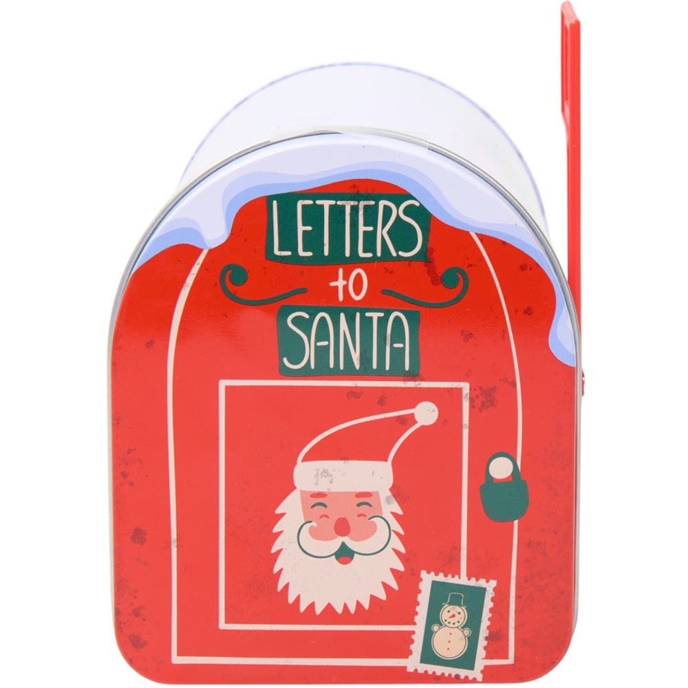 Santas Letterbox Biscuit Tin Image 3