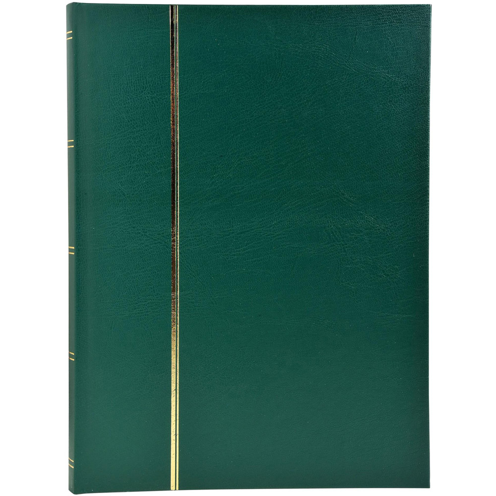 Exacompta Green Stamp Album with Faux Leather Cover 48 Pages Image 2