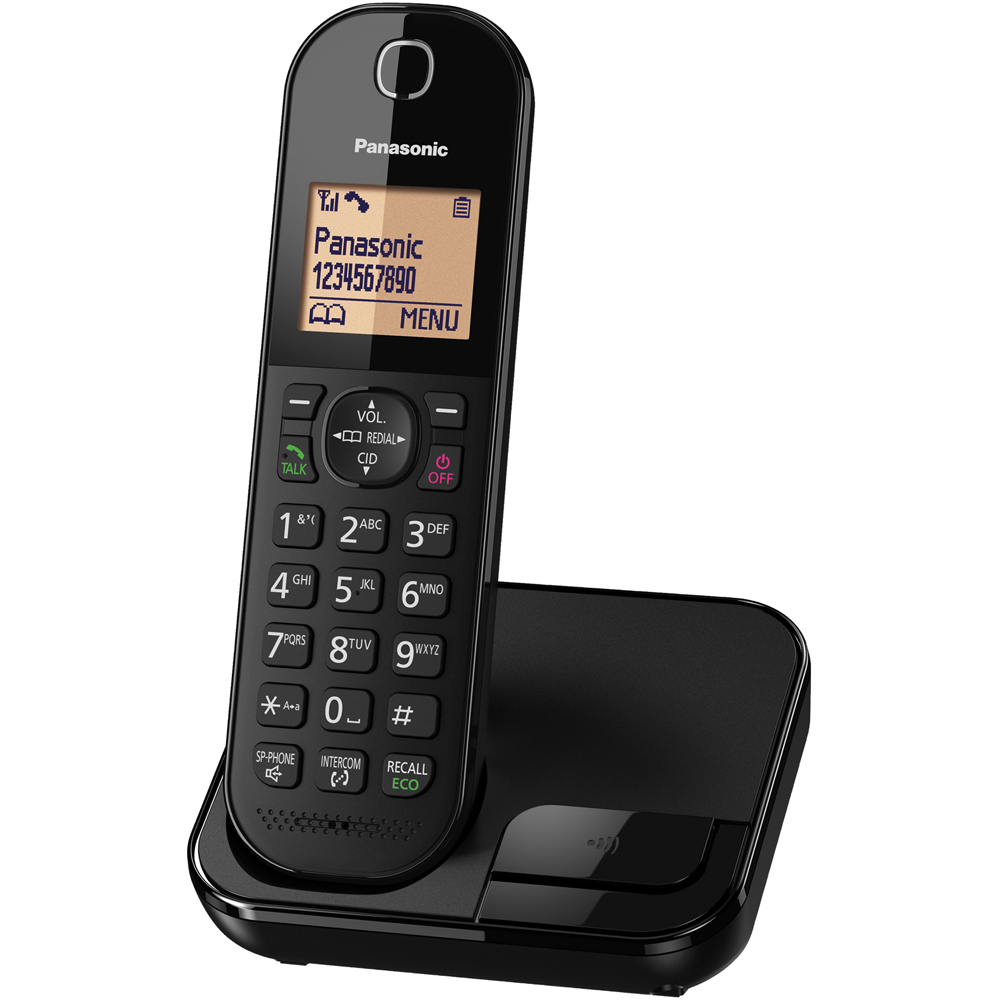 Panasonic KX-TGC410EB DECT Cordless Phone with Eco Mode Image 1