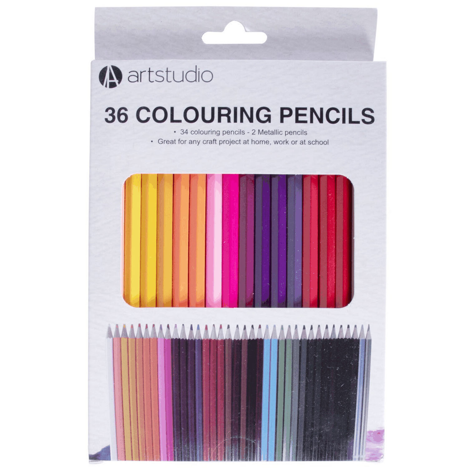 Art Studio Colouring Pencils 36 Pack Image