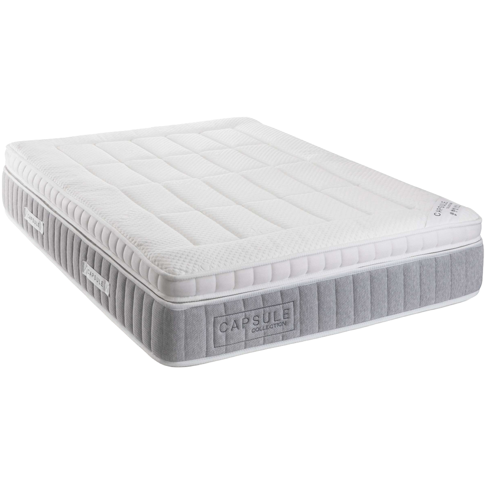 Julian Bowen Capsule Super King Size White 2000 Pocket Sprung Box Top Mattress Image 1