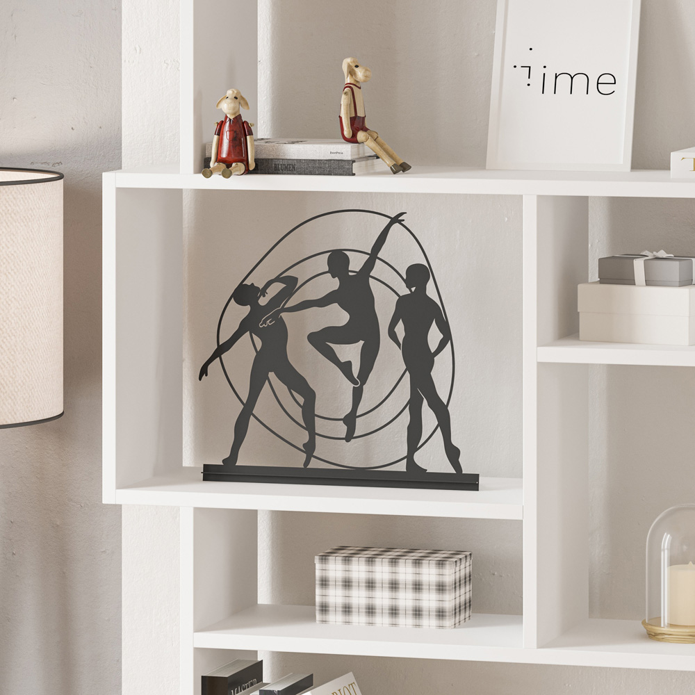 Decortie Black Metal Modern Pose Home Decoration Ornament Image 2