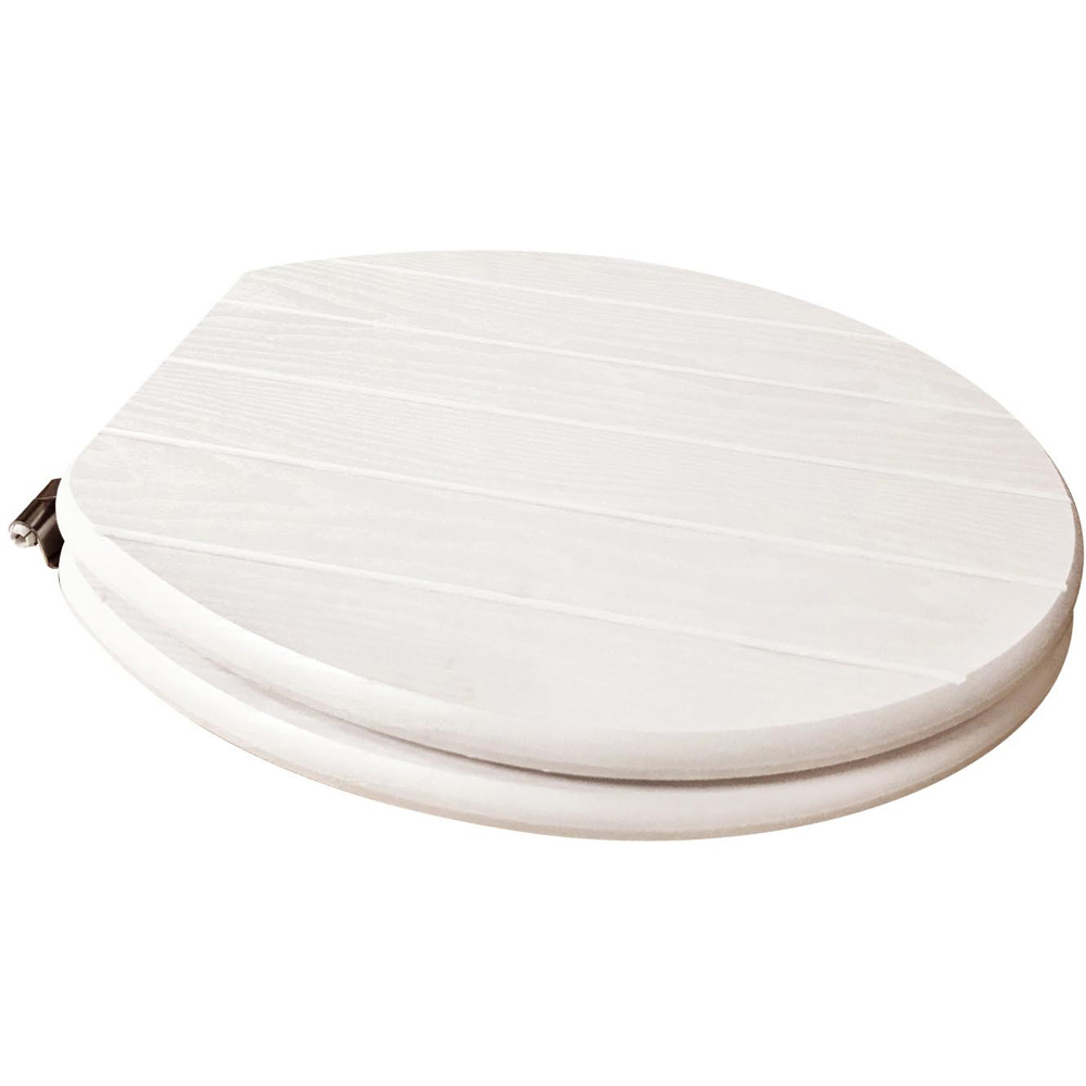 Kingsbury Toilet Seat - White Image 1