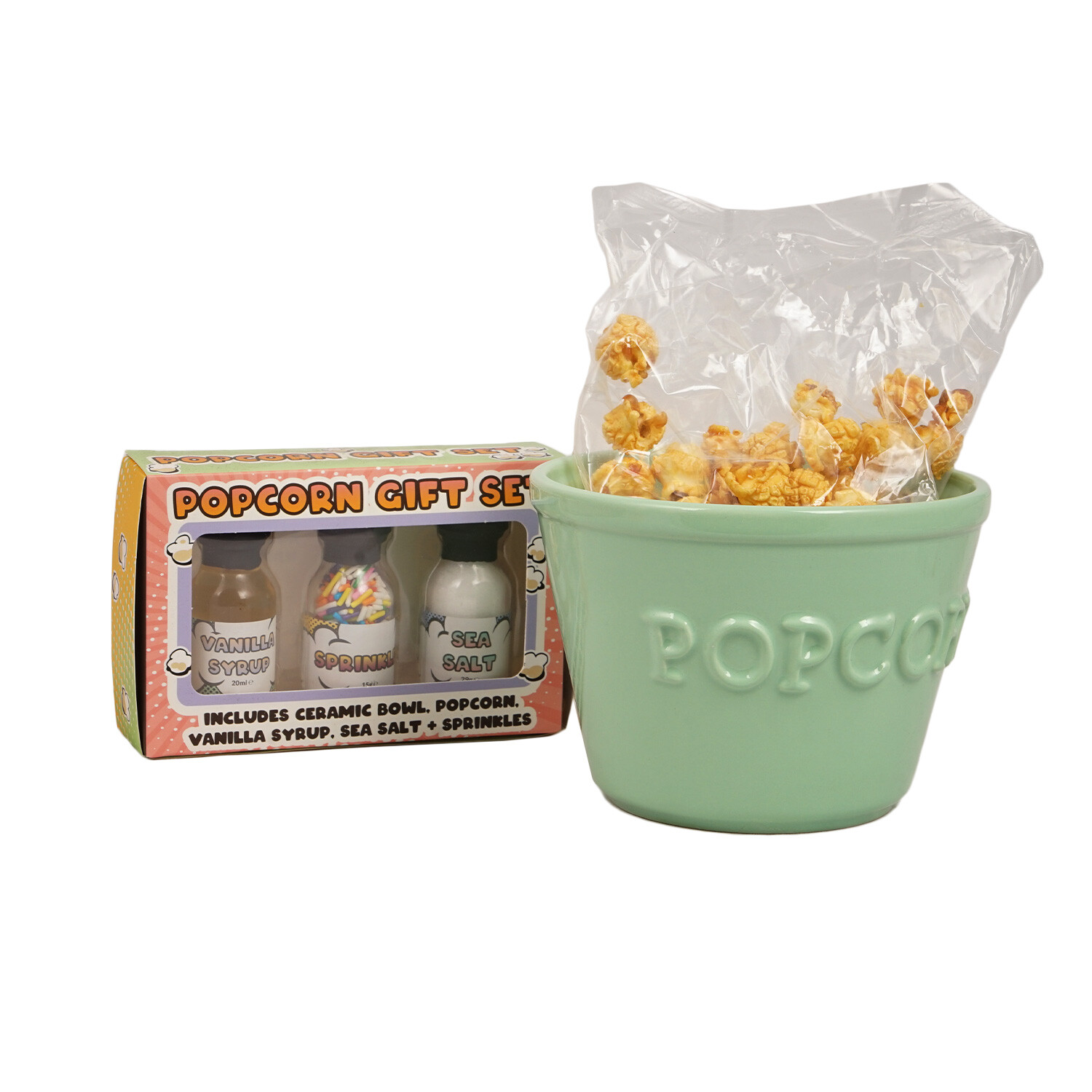 Popcorn Gift Set - Green Image 2