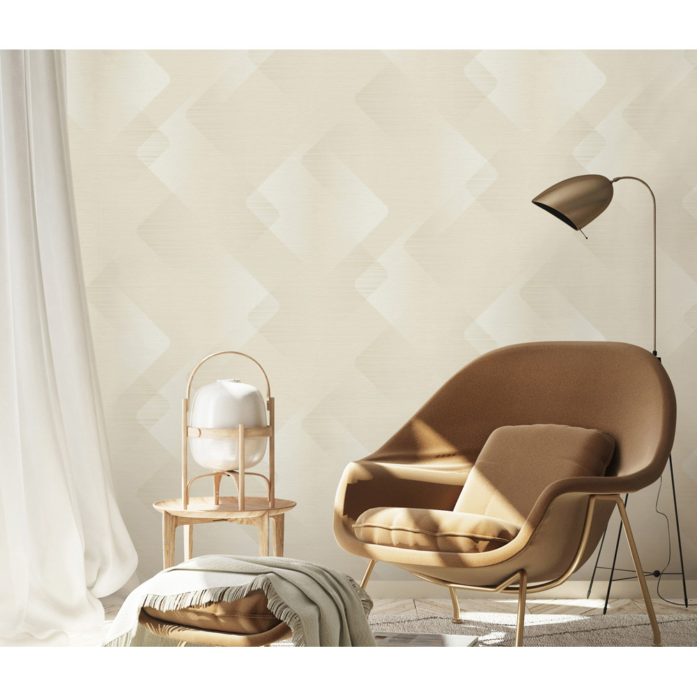 Erismann Elysium Vertex Beige Wallpaper Image 6