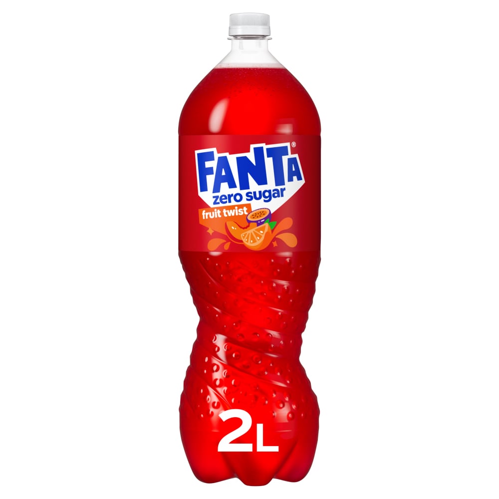 Fanta Fruit Twist Zero Soft Drink 2L Image 2