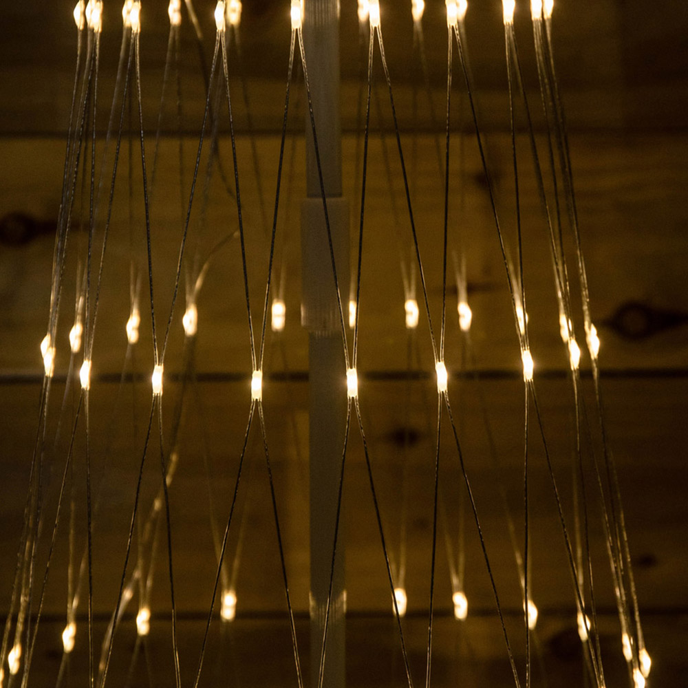 Samuel Alexander Warm White LED Light Up Christmas Cone Tree 5.9ft Image 3