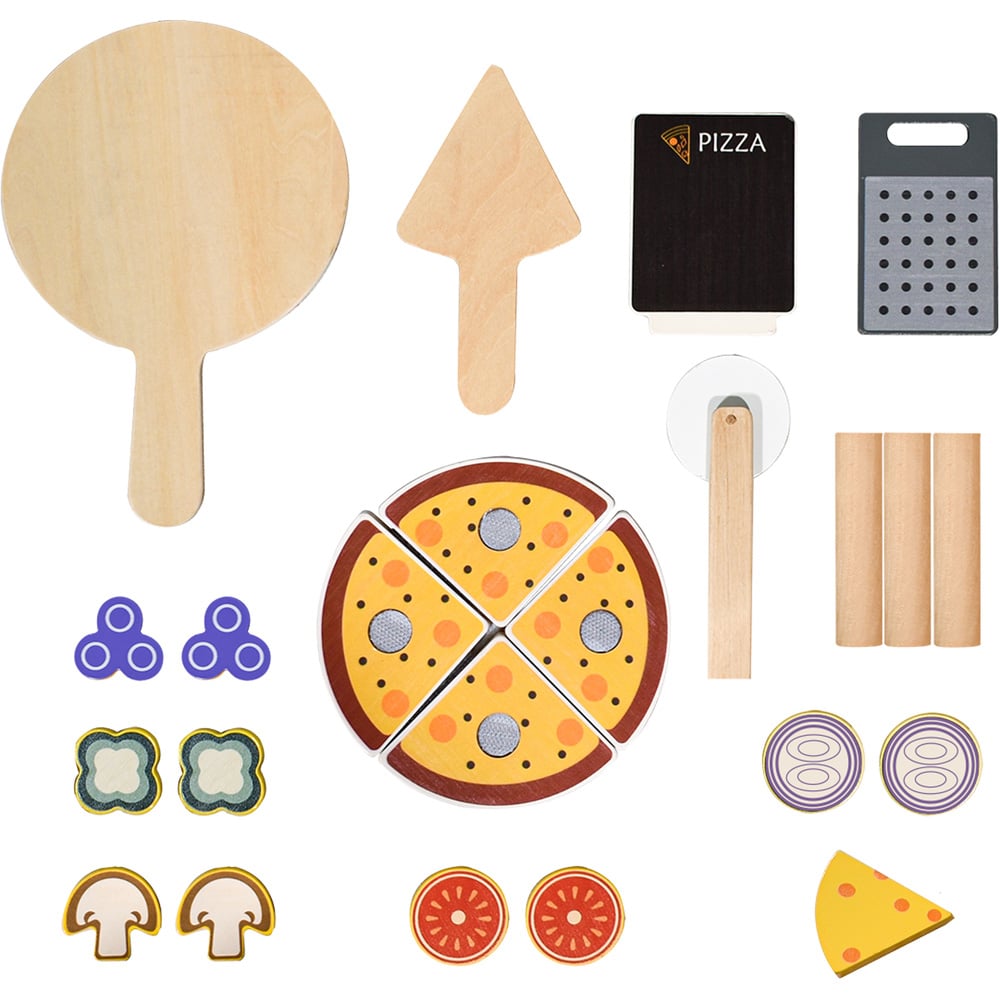 Wooden Pizza Oven - Multicolour Image 3