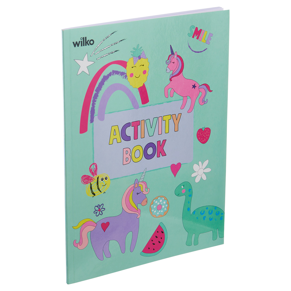 Wilko Unicorn Colouring and Activity Book Image 2