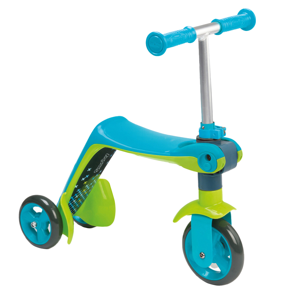 Smoby Blue Reversible 2-in-1 Scooter Image 1