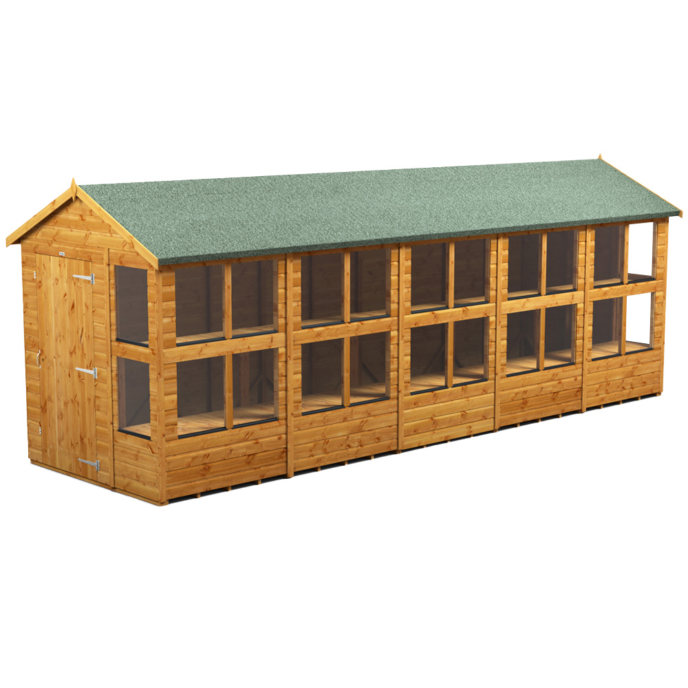 Power Sheds 20 x 6ft Apex Potting Shed Image 1