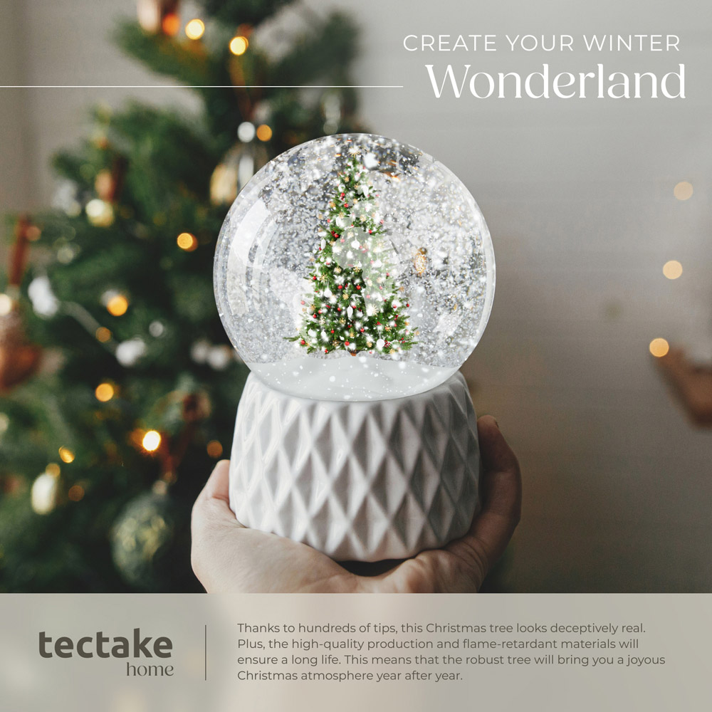 tectake Cupid Green Christmas Tree 5.9ft Image 7