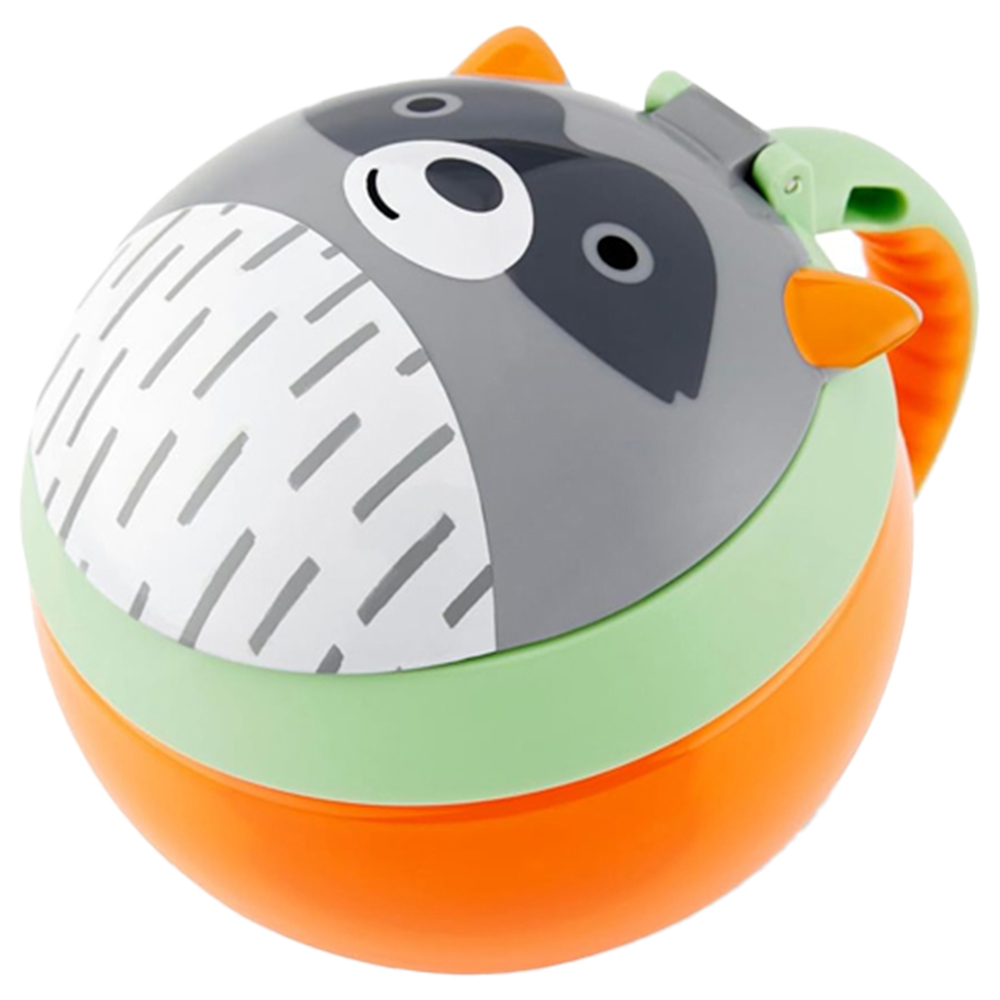 Skip Hop Zoo Kids Raccoon Snack Cup and Bottle Set Image 3