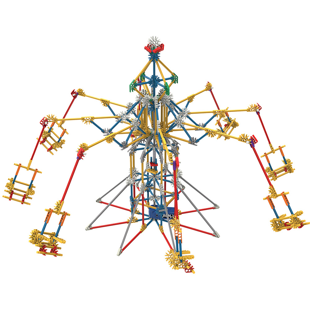 Basic Fun K'NEX 3-in-1 Classic Amusement Park Building Set 744 Piece Image 4