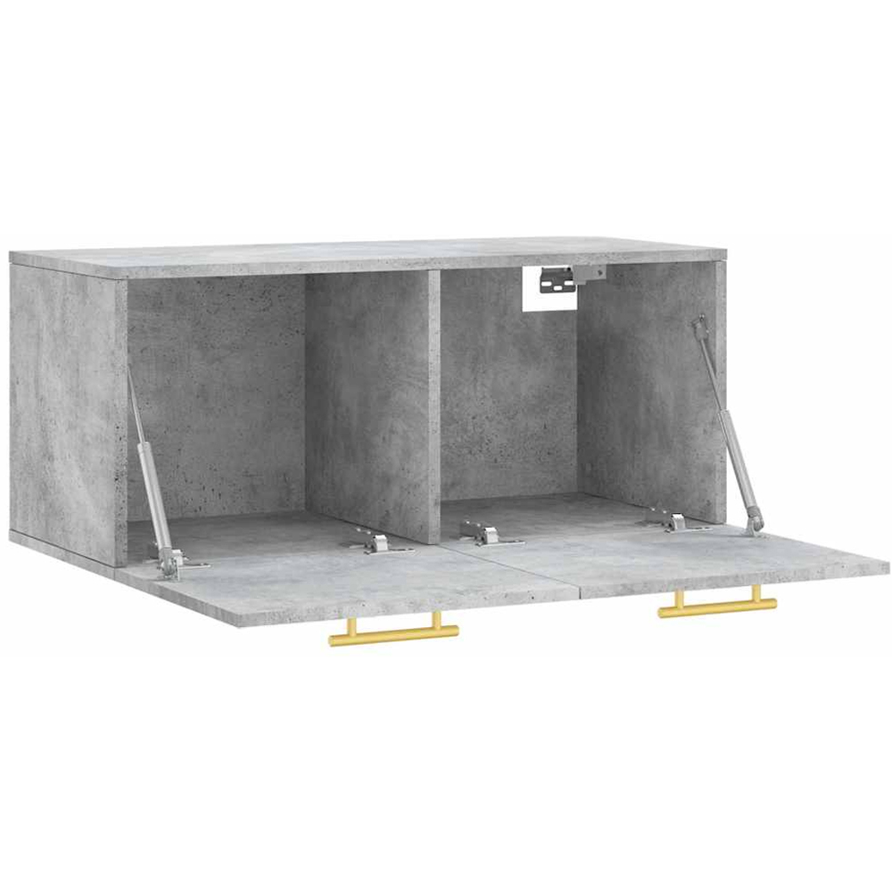 vidaXL 2 Door Concrete Grey Wall Cabinet Image 6