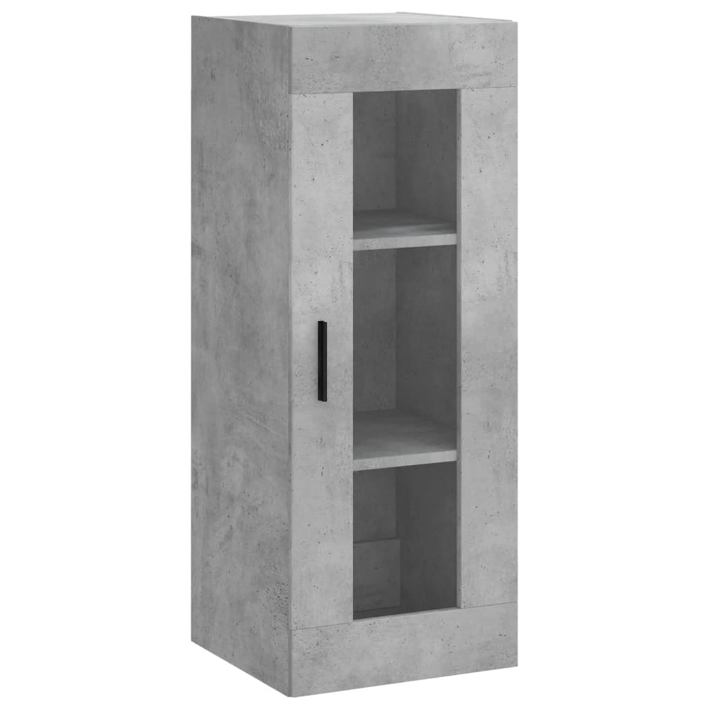 vidaXL 2 Door Concrete Grey Highboard Image 5