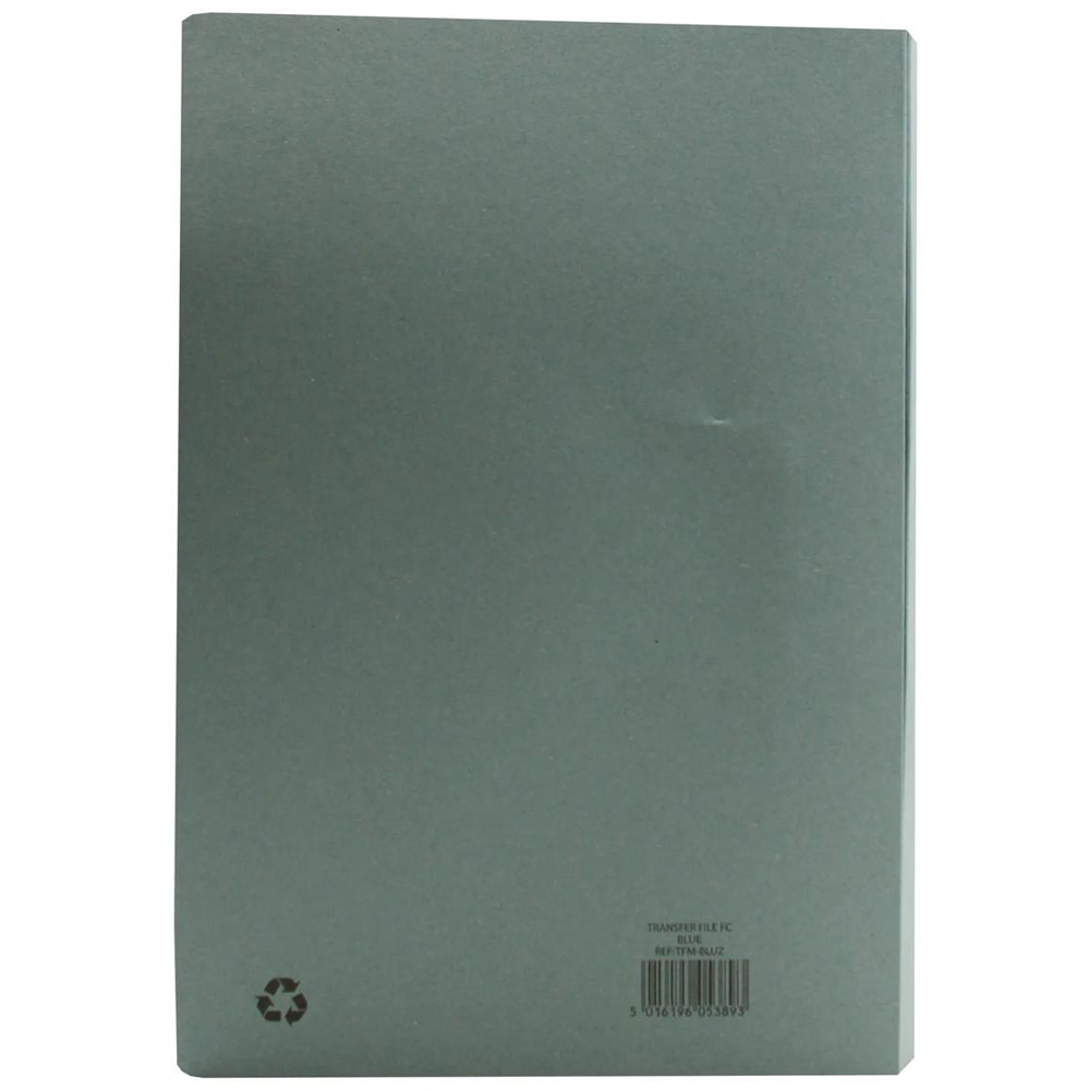Exacompta 285gsm Blue Foolscap Spiral Files 25 Pack Image 4