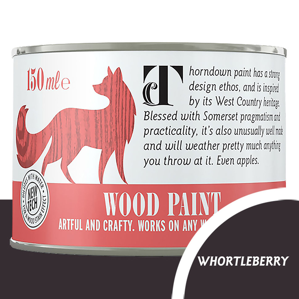 Thorndown Whortleberry Satin Wood Paint 150ml Image 3