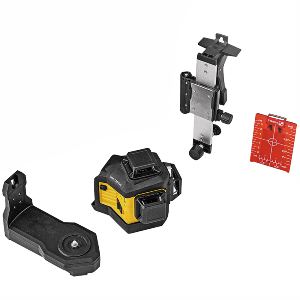 Stabila LAX600 7 Piece Red Multi-Line Laser Set Bare Unit Image 3