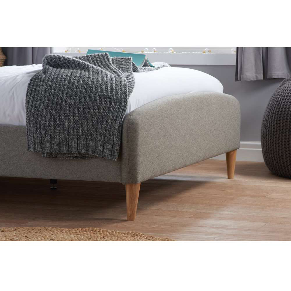 Quebec Small Double Grey Bed Image 7