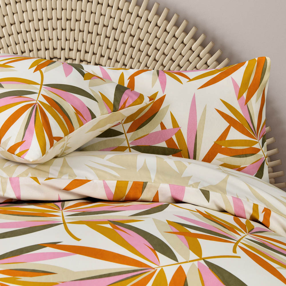 Smart Living Single Bright Leaves Reversible Duvet Set Image 6