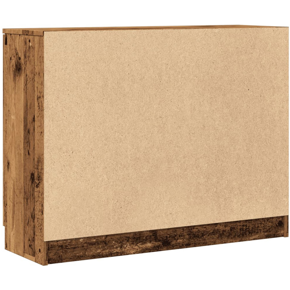 vidaXL 3 Door Old Wood Sideboard Image 7