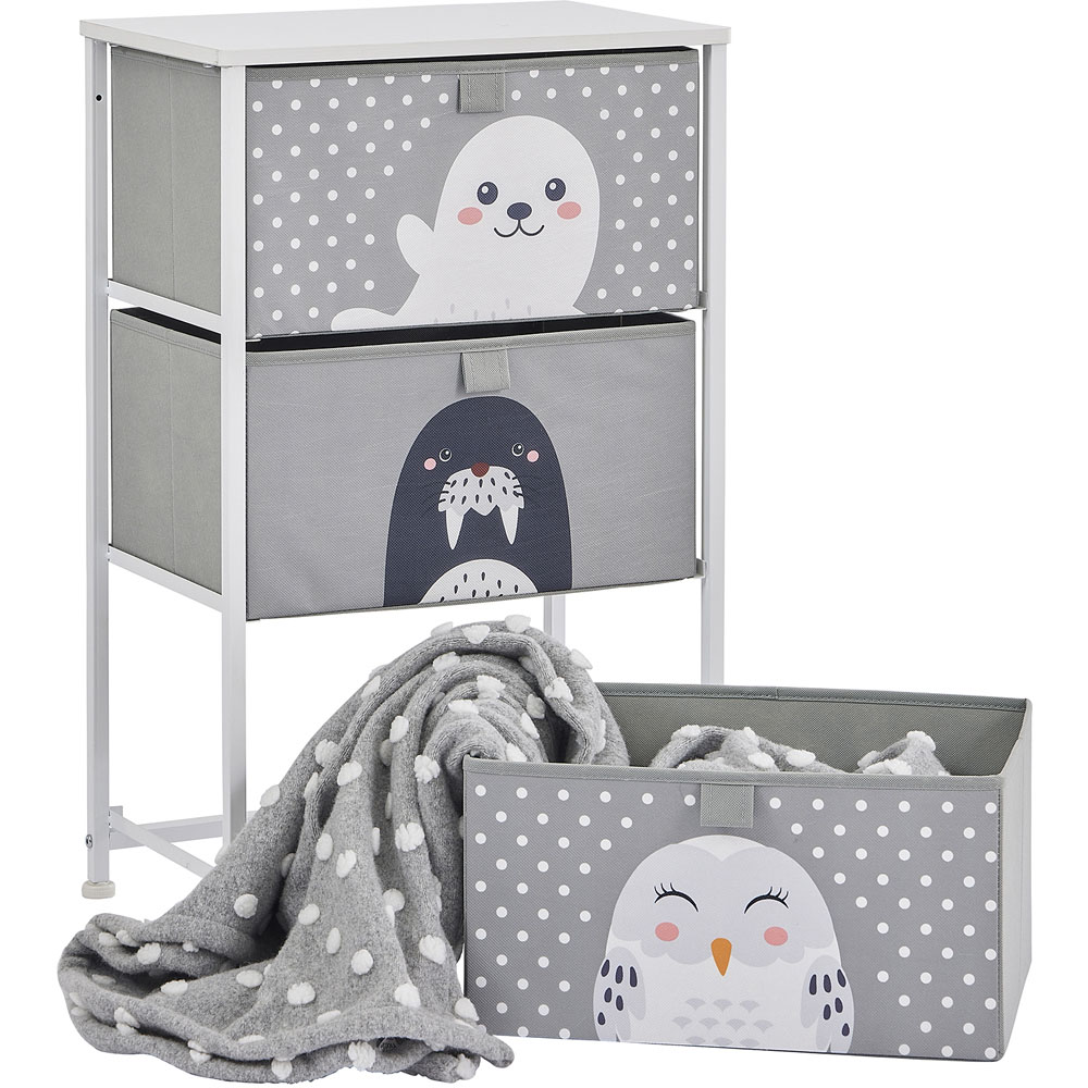 Liberty House Toys 3 Drawer Arctic Kids Storage Chest Image 5