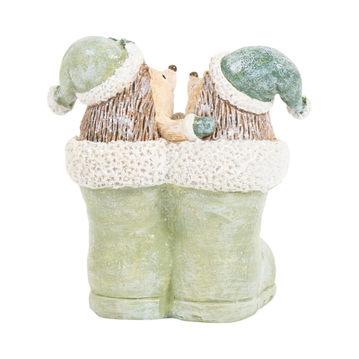 Sage Green Hedgehog Ornament Image 3