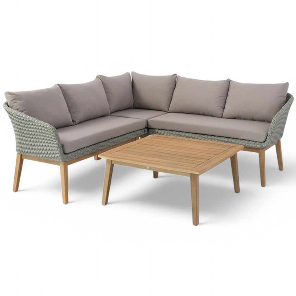 Royalcraft Sol 5 Seater Corner Lounge Set with Coffee Table Image 2