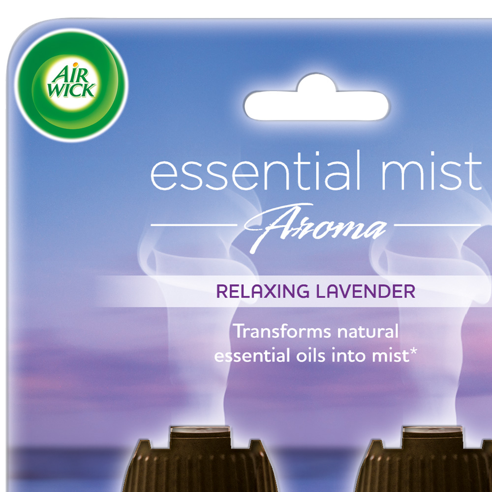Air Wick Relaxing Lavender Essential Mist Twin Refill Case of 6 x 20ml Image 4