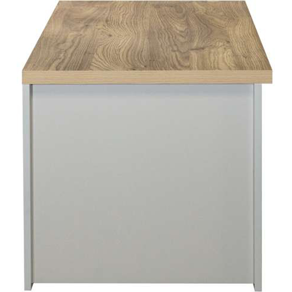 Highgate 2 Drawer Grey and Oak Coffee Table Image 3