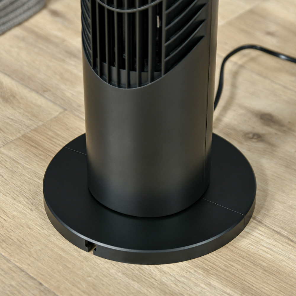 HOMCOM Black 3 Speed Oscillating Tower Fan Image 3
