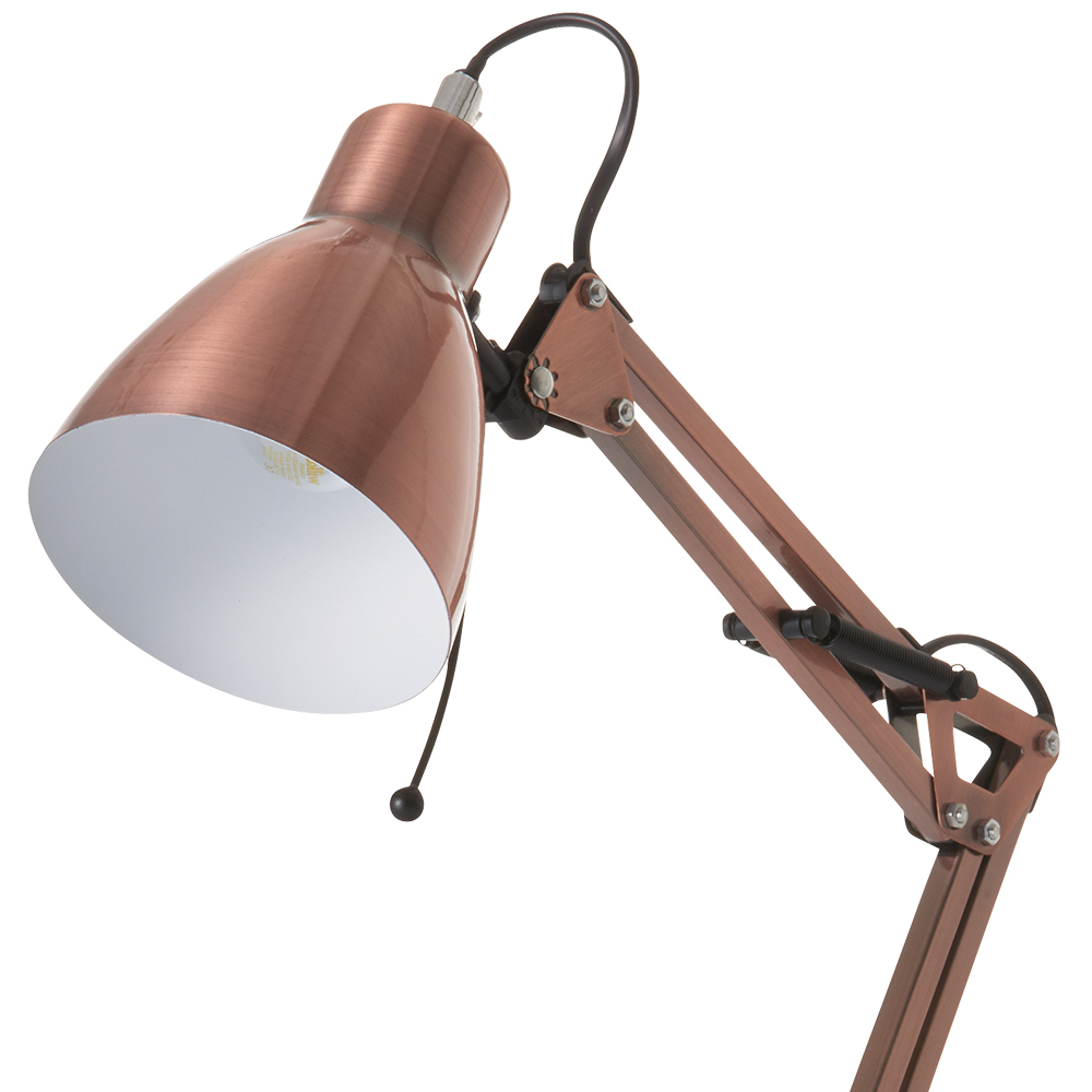 Wilko Angle Task Lamp Copper Image 2