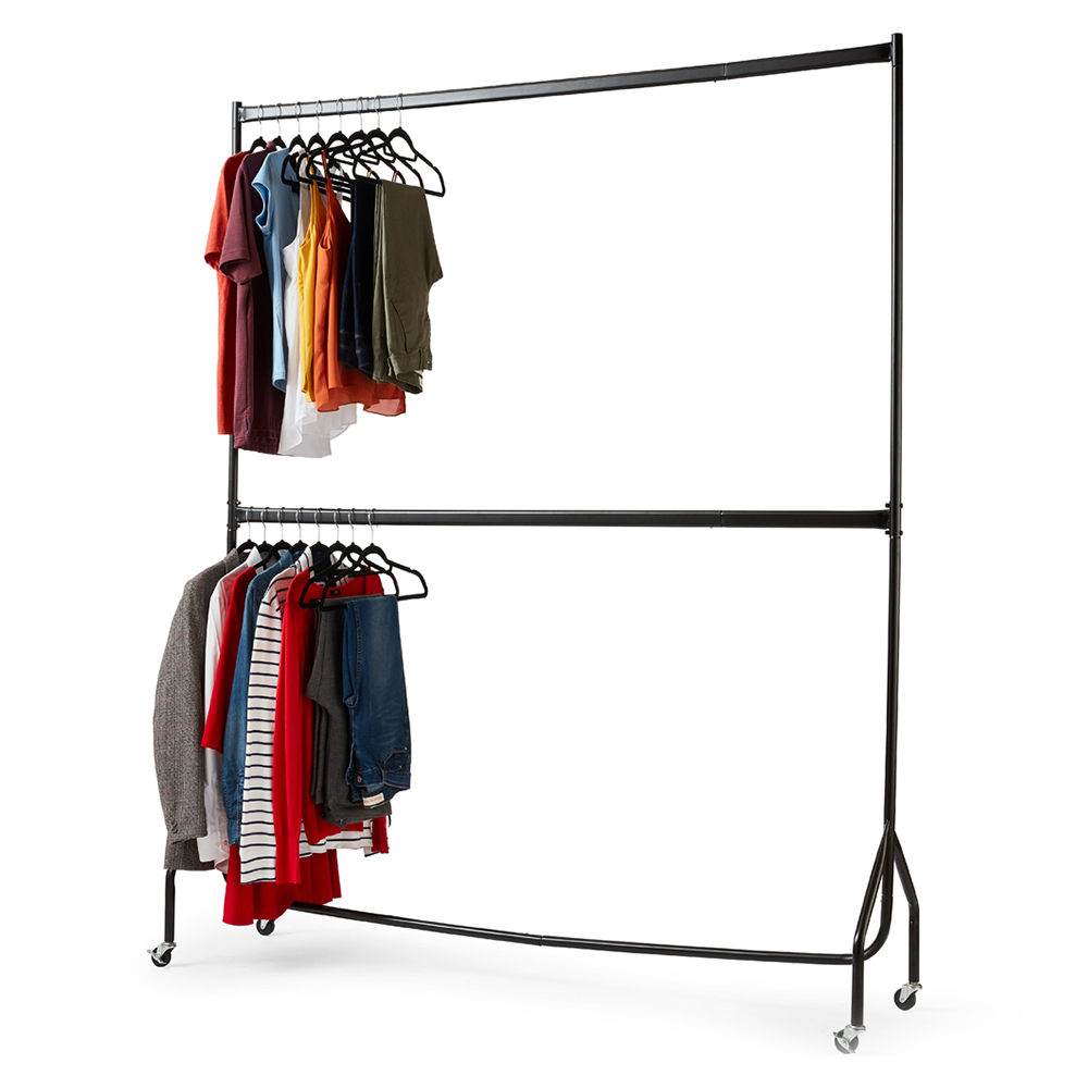 House of Home Heavy Duty Two-Tier Clothes Rail 4 x 7ft Image 3