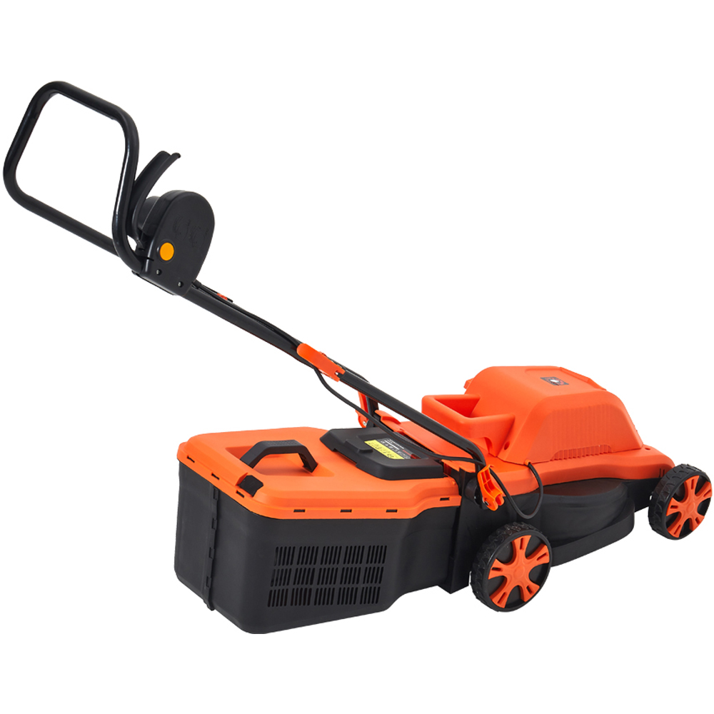 Living and Home 40cm Hand Propelled Electric Lawn Mower 1200W Image 3