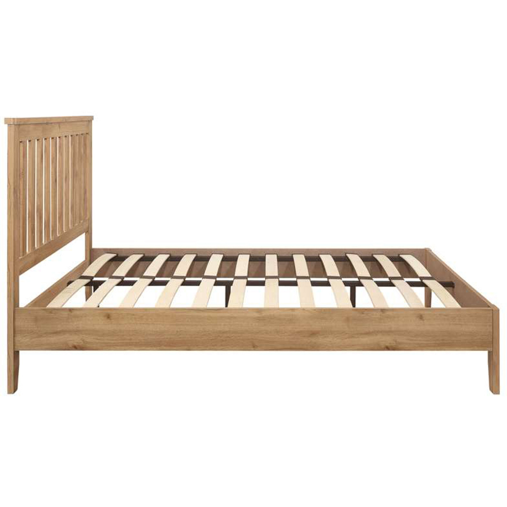 Hampstead Double Wooden Bed Frame Image 4