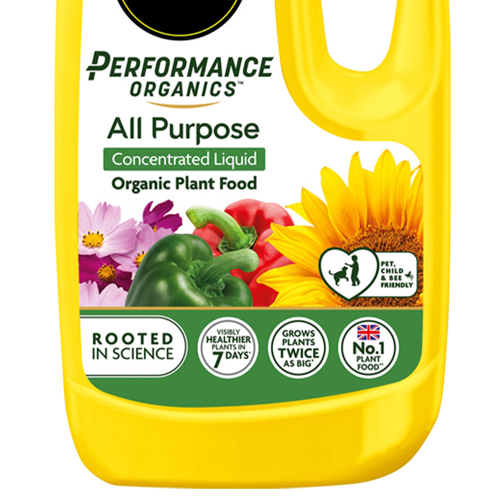 Miracle-Gro Performance All Purpose Concentrated Liquid Organic Plant Food 800ml Image 3