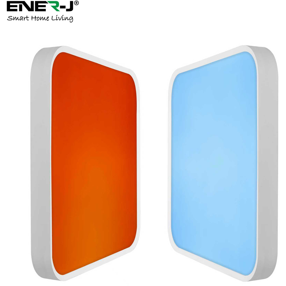 ENER-J 80W Animated Sky and Sunset Scenes RGBIC LED Square Ceiling Light 500 x 500mm Image 6