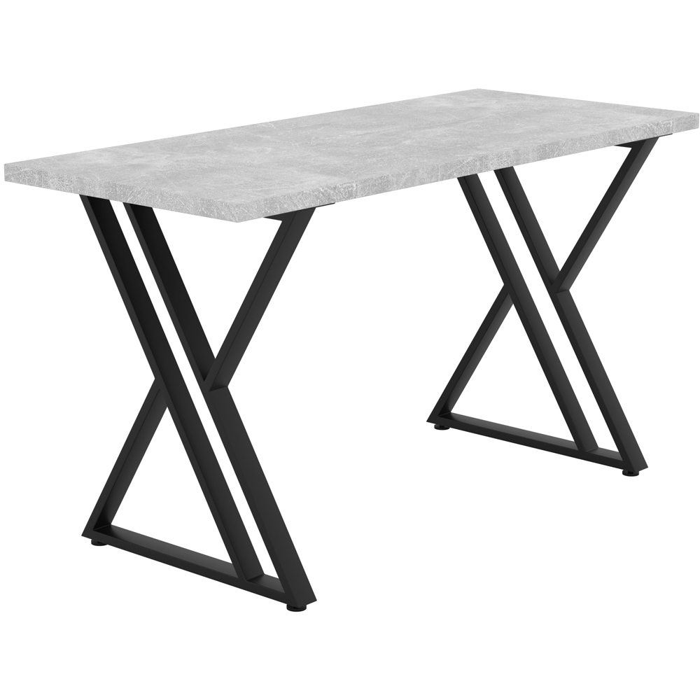 Shefa New York 6 Seater Dining Table Concrete Grey Image 2
