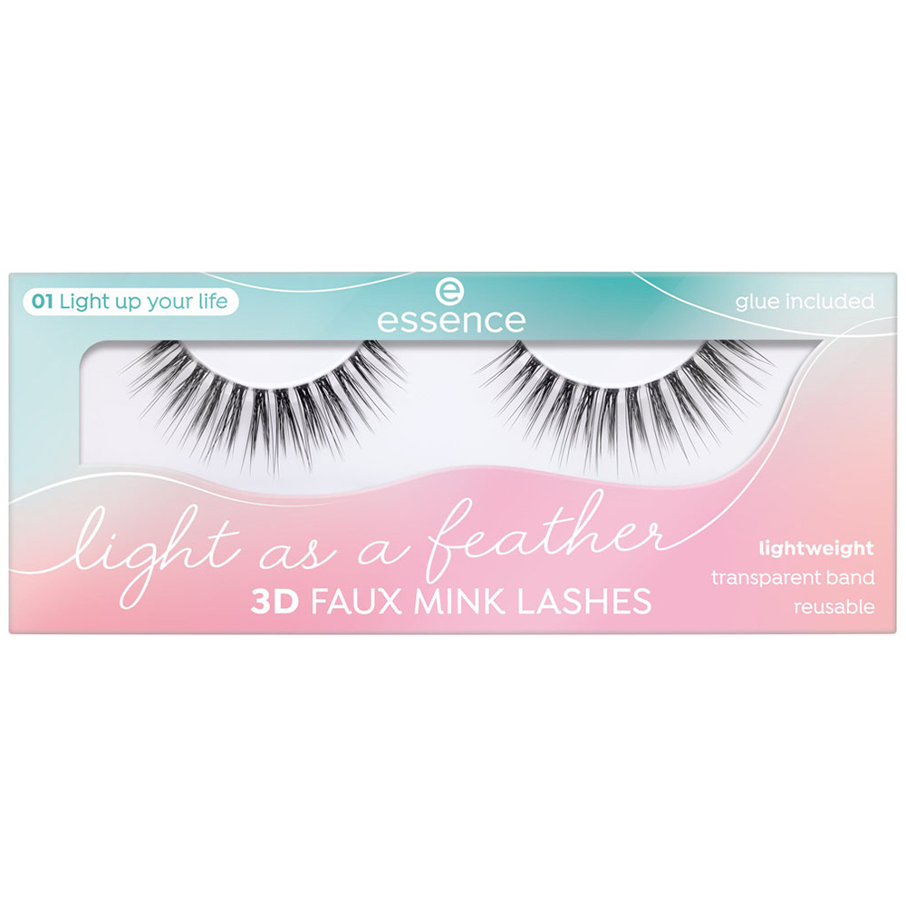 essence Light as a Feather 3d Faux Mink Lashes 01 1 Pack Image 2