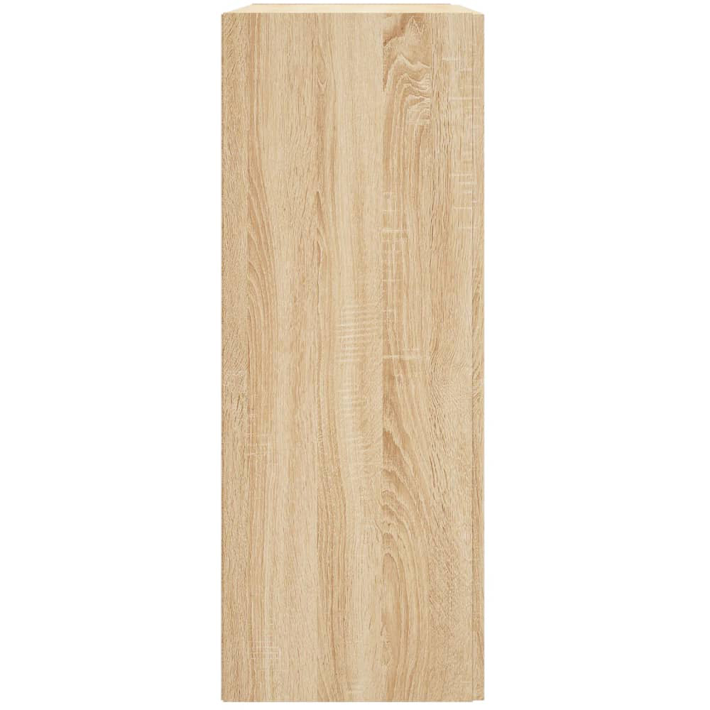 vidaXL 2 Door Sonoma Oak Wall Mounted Cabinet Set of 2 Image 7