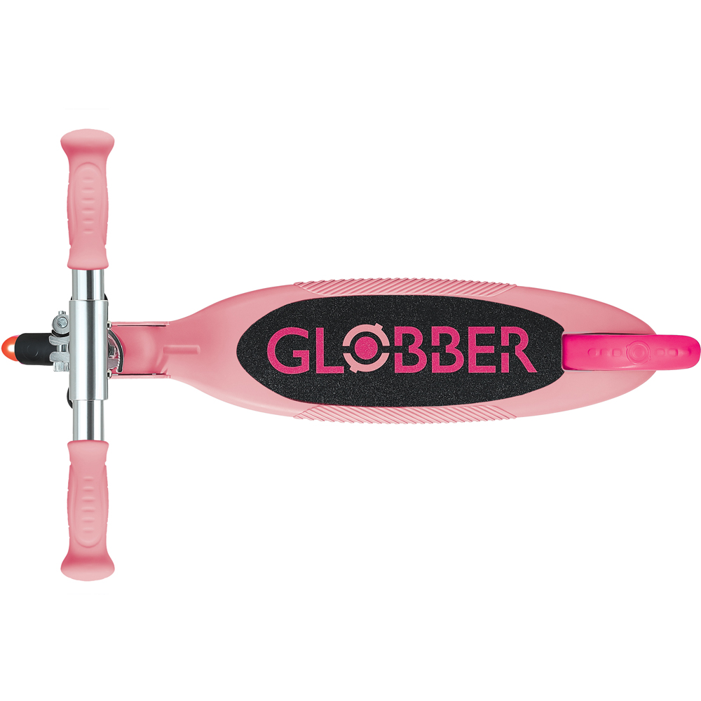 Globber Flow Pastel Pink Foldable Scooter with LED Light Image 5