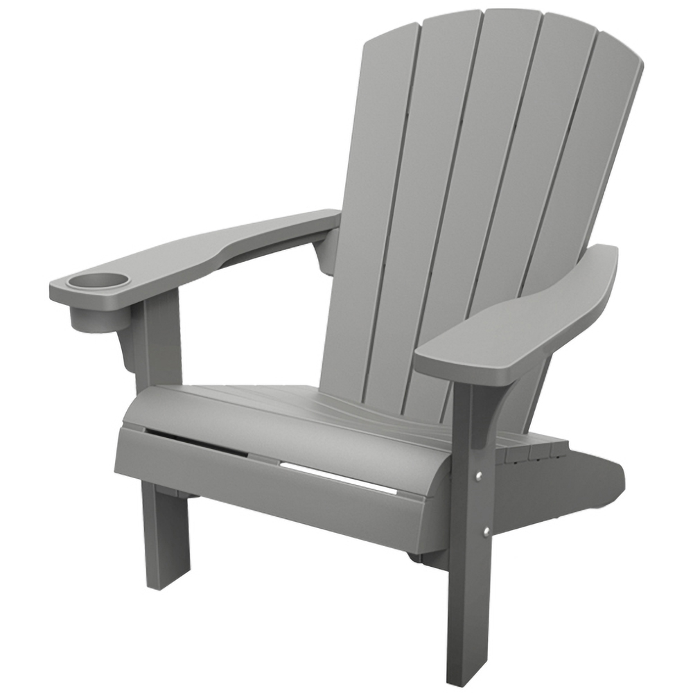 Keter Alpine Grey Adirondack Chair Image 2